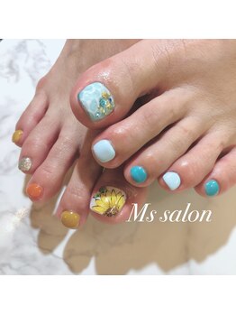 エムズサロン 元町店/夏フットネイル