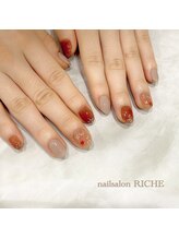 リッシュ(RICHE)/うるつや押し花ネイル