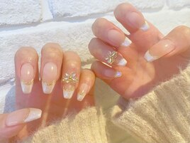 オーロラフレンチネイル