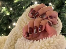 ミラーフレンチネイル