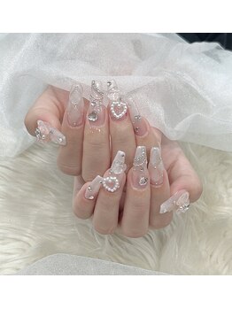 モカ 心斎橋(moca by Lee)/フレンチガーリーネイル