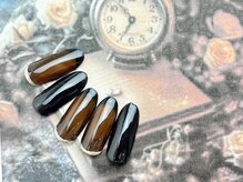 ネイルサロン&スクール ジーナ(GINA)/こっくりカラーのフレンチネイル