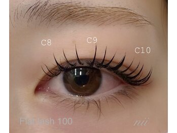 ニル(nil eyelash)/フラットラッシュ100本