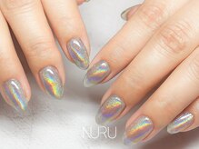 ヌル ネイル 新宿(NURU NAIL)/個性派/韓国個性派/ミラーネイル