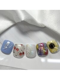 foot＊親指デザインネイル