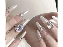 クイーンネイル 新宿(Queen nail)/長さ出し　デザイン放題
