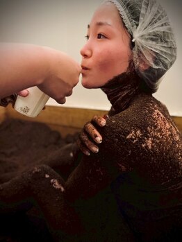 ぽっか/入浴中でも水分補給可能です