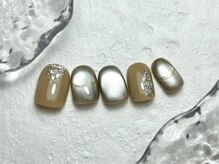 《パラジェル・フィルイン・マグネット》Nail Salon Raize都島駅前店【Hawaii館】/12月マンスリーデザイン【6000】