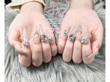 自爪が短くても長さだしで理想の指先にデザインします☆