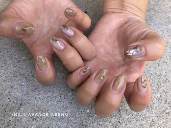 ネイル アヴァンス あべのルシアス店(Nail AVANCE.)/カジュアルデザイン 元山