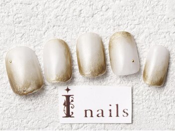 アイネイルズ 梅田店(I nails)/ゴールドニュアンス￥7700