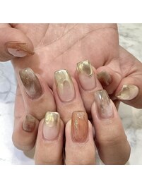ミラーニュアンスネイル