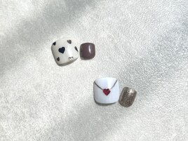 フット　親指ワンポイント