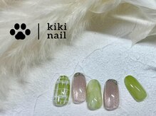 キキネイル 溝の口(kikinail)/5.6月定額B/チェックネイル