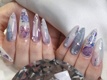 ルーツ(ROOTS)/梅雨ネイル　担当Mao