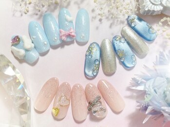 ネイルサロン キュラソー(Curacao)の写真/駅近&仕事帰りOK★シンプル～ワンホンまで豊富なデザインご用意【オフ無料&ケア込★シンプル定額¥5800～】