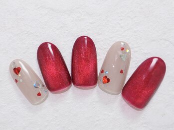 ハート＆マグネット ボルドー