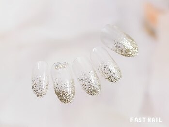ファストネイル 川口駅前店(FAST NAIL)/クリアネイル/ラメグラ/シンプル