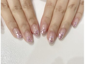 ネイルサロン ドレス(Nail Salon Dress)/[小嶋]キラキラハートホロネイル