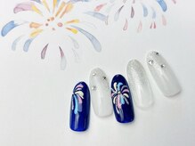 ネイルサロン&スクール ジーナ(GINA)/キラキラ花火ネイル