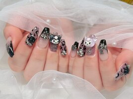 レオパード/推しネイル/クロム