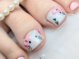 キャラクター　フットネイル