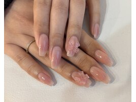 王道チークネイル.・○by.rena