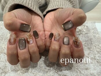 エパヌイ(epanoui)の写真/≪持ち込みデザインもOK♪≫今、流行りのニュアンスアートやイベントに合わせた特別な日のネイルもお任せ！