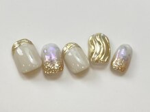 ネイルメゾン 天神店(NAIL MAISON)/ミラーラメオフィス ¥12500