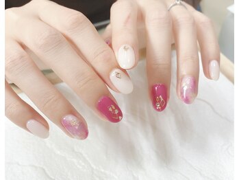 08ネイル(08 nail＆school)/ピンクネイル☆