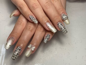 レディスペネイル ノマエ 名駅店(Redispe nail nomae)/ツイードネイル