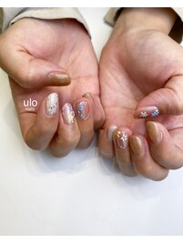 ぷくぷくお花ネイル