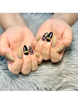 ダリア(Daria)/綺麗めヒョウ柄ネイル