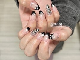 フレンチ×キティちゃんパーツ