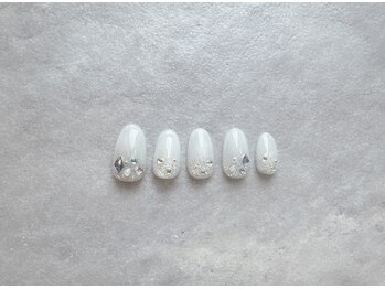 キラキラ☆ホワイトマグネット