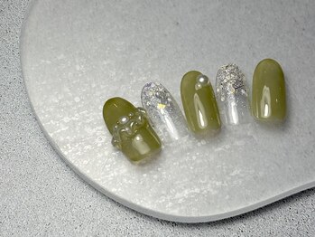 スパイス ネイルズ アンド スパ 玉川高島屋SC店(SPICE NAILS&SPA)/basicアート¥11000