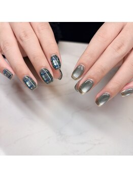 エンズネイル(O’s nail)/アシンメトリーネイル