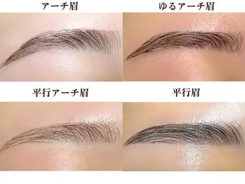 キー アイサロン 武蔵小杉(Kii Eye Salon)/アイブロウWAXデザインチャート