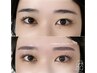 【ふんわり眉/韓国眉/平行眉にも◎】眉毛ワックス＋間引きカット¥5500