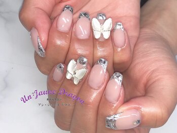 アン ジョーヌドラゴ/【自爪ネイル】蝶々ネイル