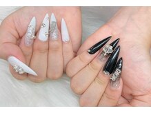 ヘブン ネイル 鶯谷(HEAVEN Nail)/モノトーンパール