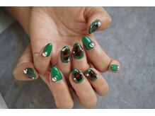 ネイル フライガール(nail FLY GIRL)/スタイリッシュなべっ甲ネイル★