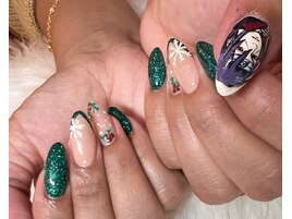 痛ネイルで推しネイル