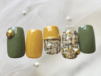 エムドットネイル 池袋(m.nail)/お洒落ツイード