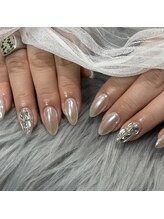 アース 新瑞橋店(HAIR & MAKE EARTH)/大人上品ネイル