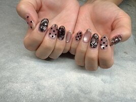 ドットレースネイル☆