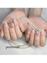 ポミーネイル 新宿西口店(pomy nail)/蝶々ネイル