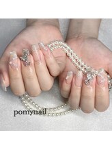 ポミーネイル 新宿西口店(pomy nail)/蝶々ネイル