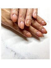 アンドルーチェ 芦屋モンテメール店(ANDRUCHE)/隠れハロウィン/クリアネイル