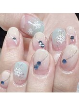 ネイルージュ 梅ヶ丘店(Nailouge)/雪の結晶ネイル☆